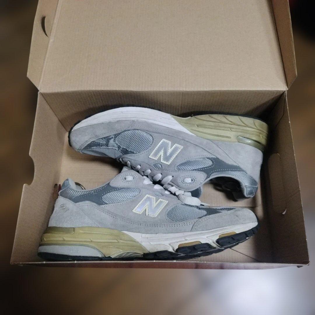 2017年USA製 NEW BALANCE993 Dワイズ グレー GRAY
