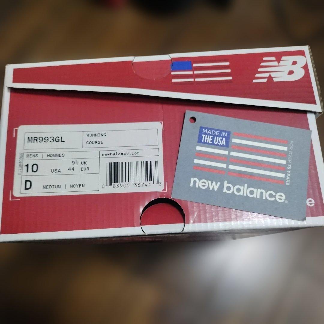 2017年USA製 NEW BALANCE993 Dワイズ グレー GRAY