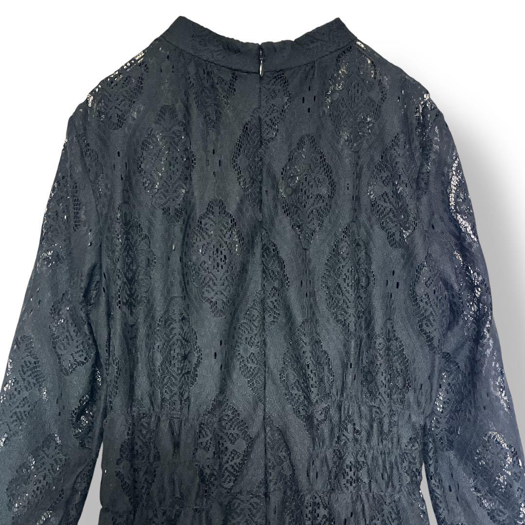 【美品】Ameri アメリ LACE SHIRRING DRESS