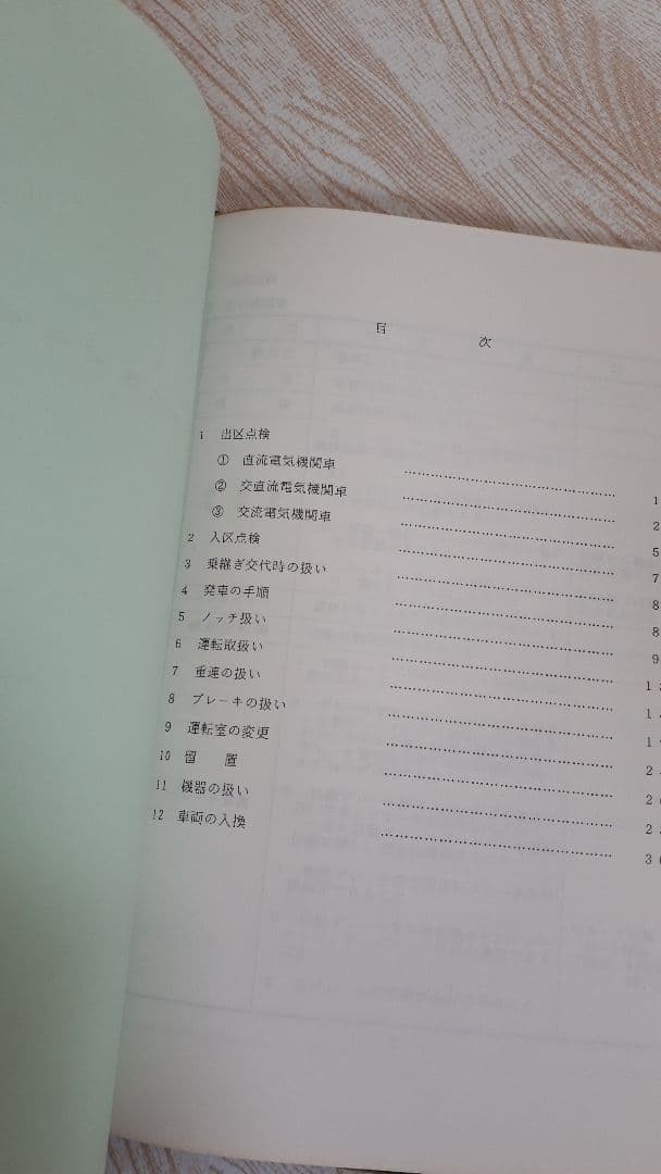 動力車乗務員標準集　JR東日本　希少　レア　国鉄