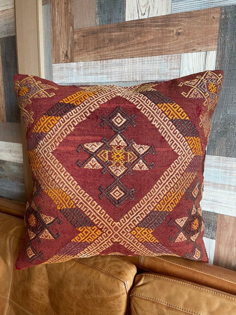 アンティークキリム　クッションカバー