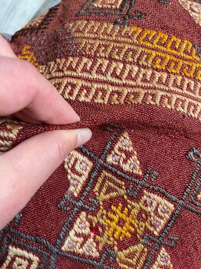 アンティークキリム　クッションカバー