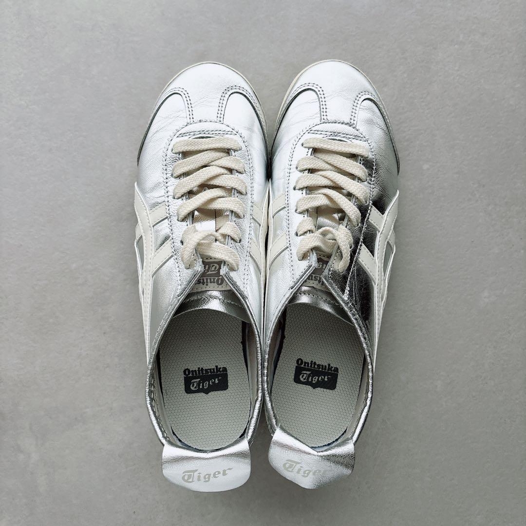 未使用　Onitsuka Tiger MEXICO 66 SILVER