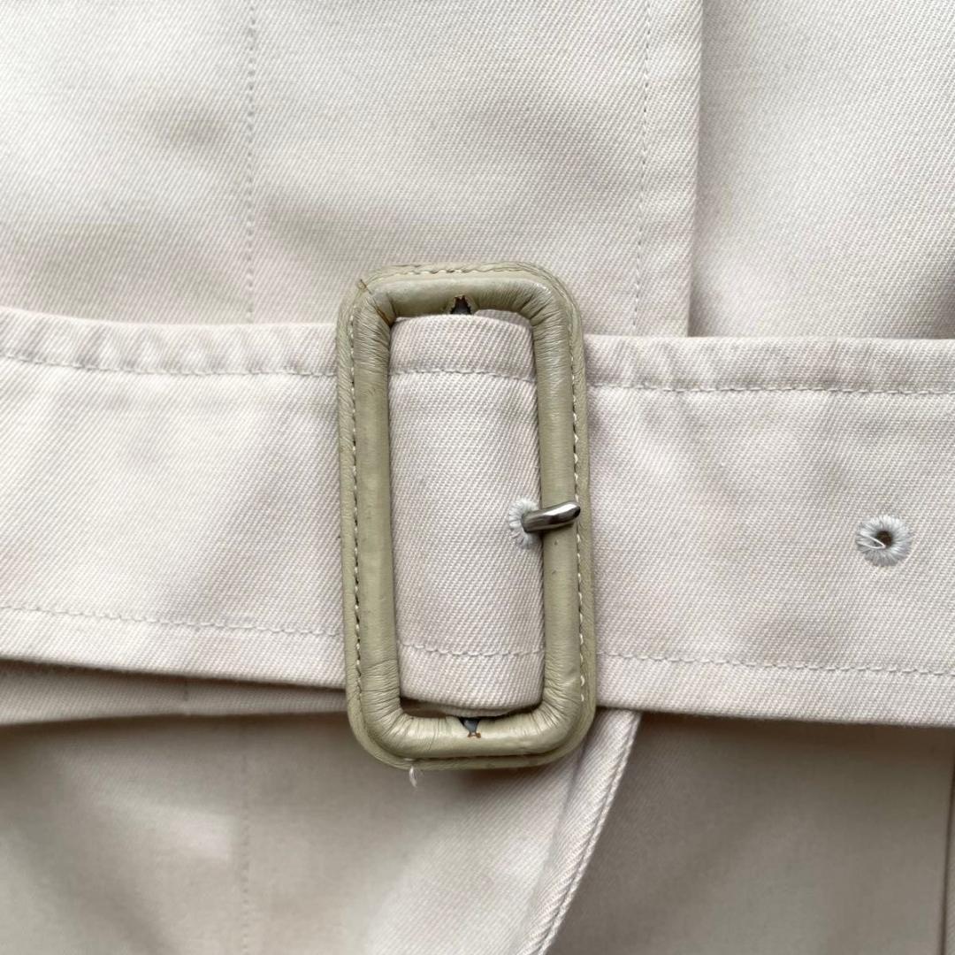 【美品】Burberry ステンカラーコート　ノバチェック　七分袖　S〜M
