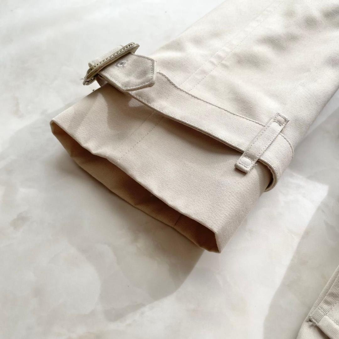 【美品】Burberry ステンカラーコート　ノバチェック　七分袖　S〜M