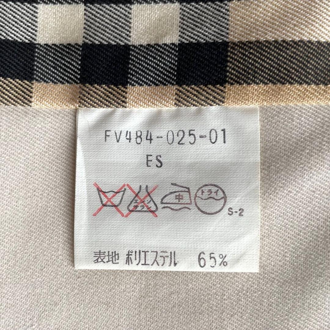 【美品】Burberry ステンカラーコート　ノバチェック　七分袖　S〜M