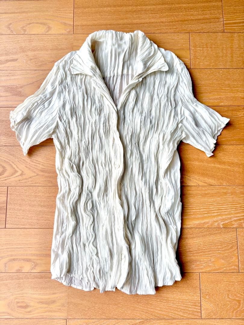 ISSEY MIYAKE・WHITE LABEL　イッセイミヤケ 半袖シャツ