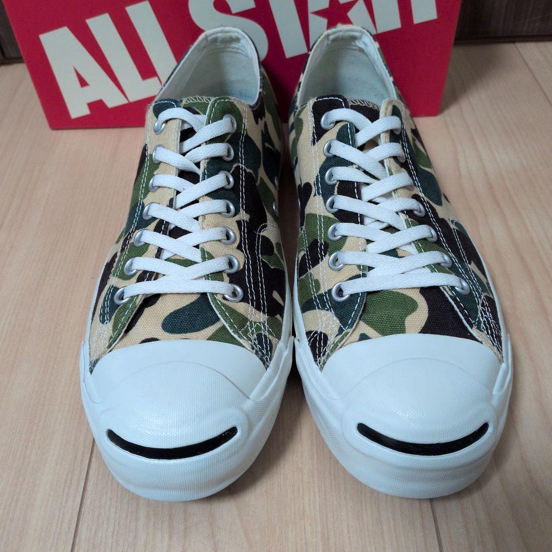 【US10.5】ジャックパーセル　カモフラ　コンバース　ALL　STAR