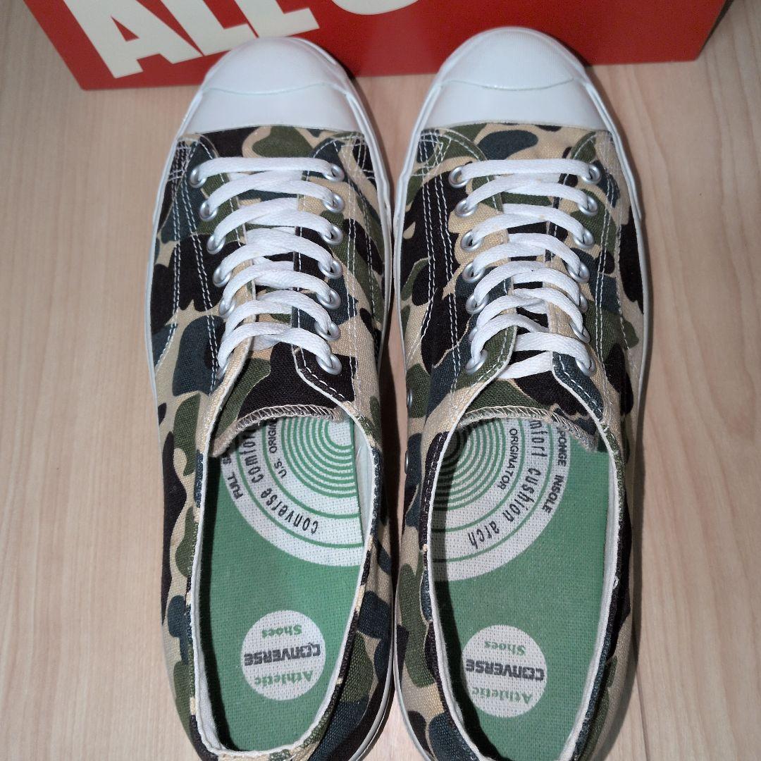 【US10.5】ジャックパーセル　カモフラ　コンバース　ALL　STAR