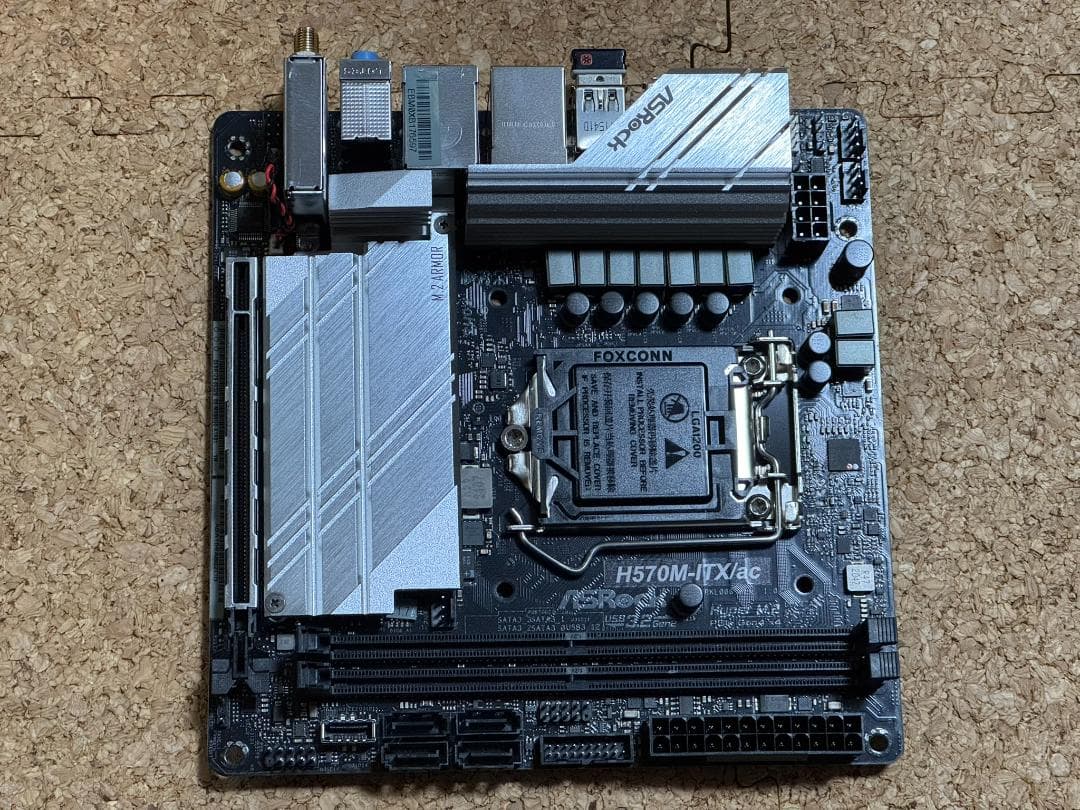 【中古】ASRock H570M-ITX/ac マザーボード