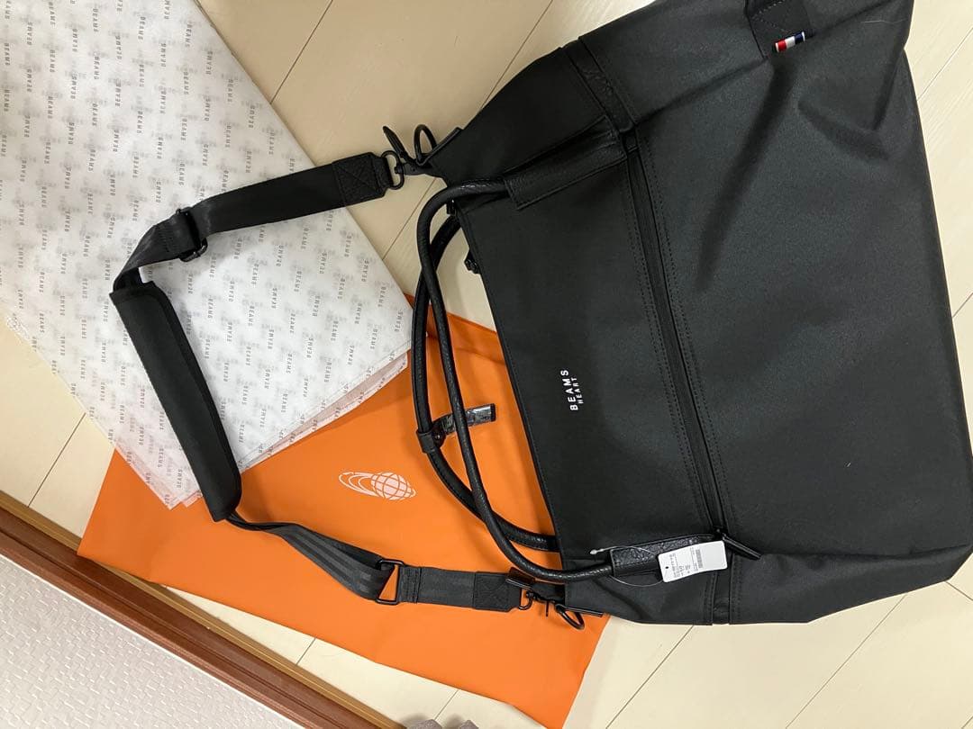 凛さん専用。BEAMS HEARTブラック トートバッグ