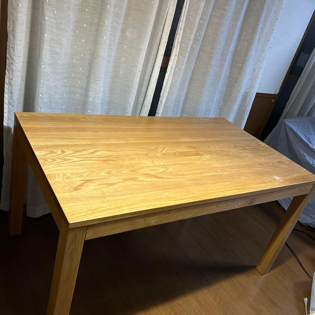 無印良品⭐︎無垢材　ダイニングテーブル　幅140cm ⭐︎短期出品