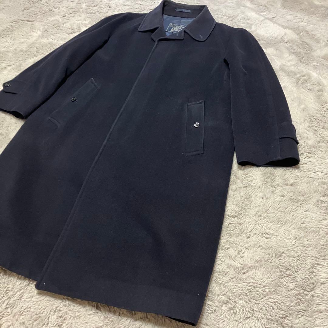 80’s Burberry ステンカラーコート ダークネイビー ヴィンテージ