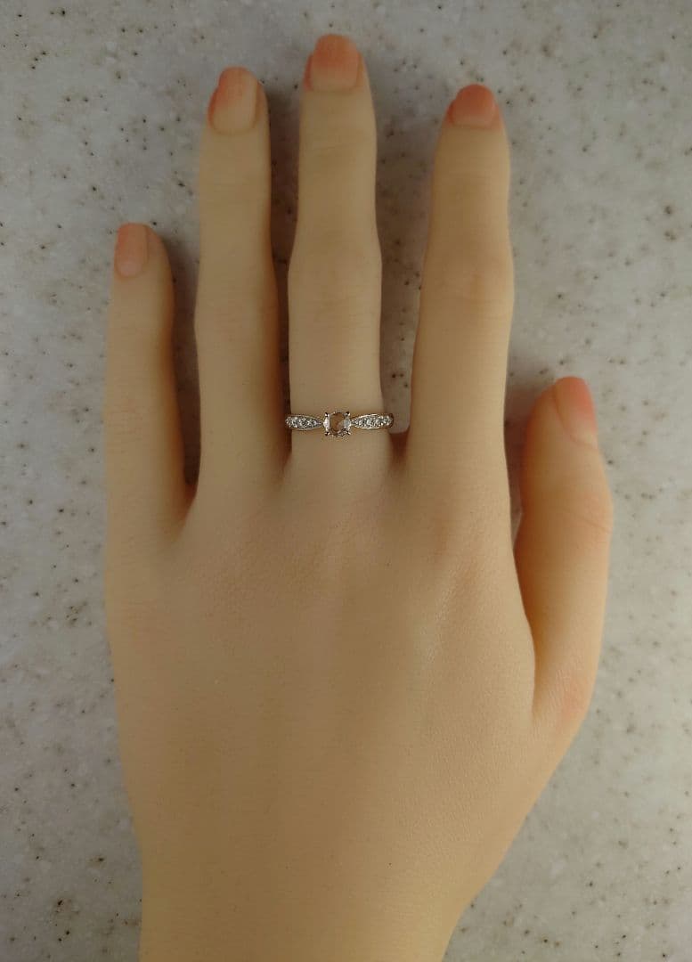 専用　Ptダイヤモンドリング ローズカットダイヤモンド プラチナ ダイヤ