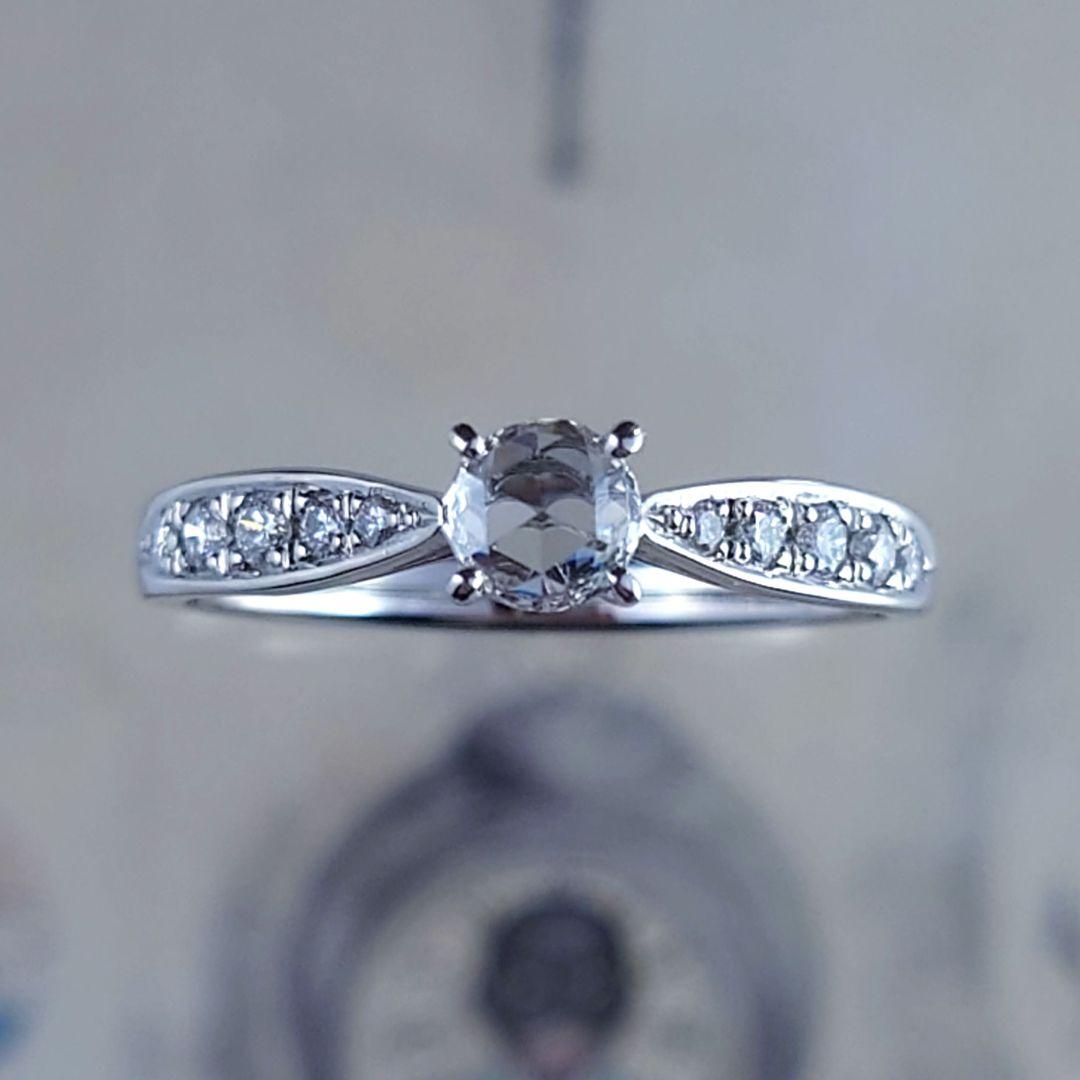 専用　Ptダイヤモンドリング ローズカットダイヤモンド プラチナ ダイヤ