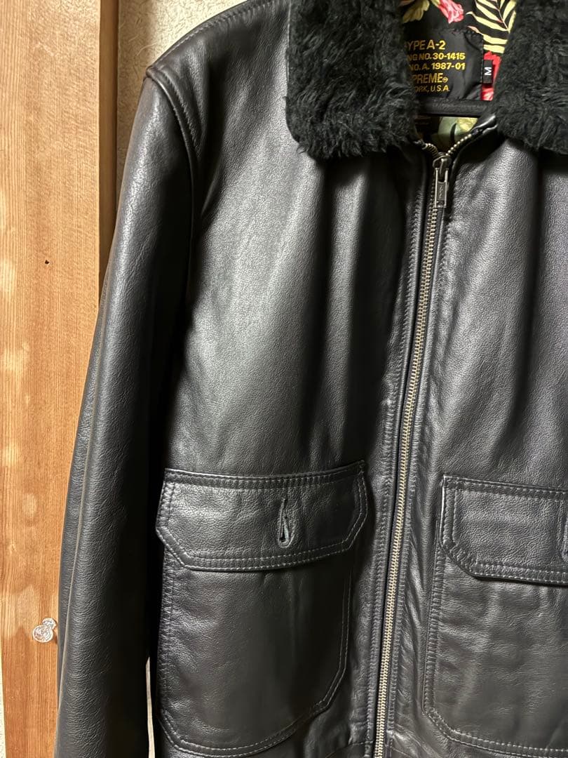 シュプリーム ショット　A2 12ss ブラック　サイズM
