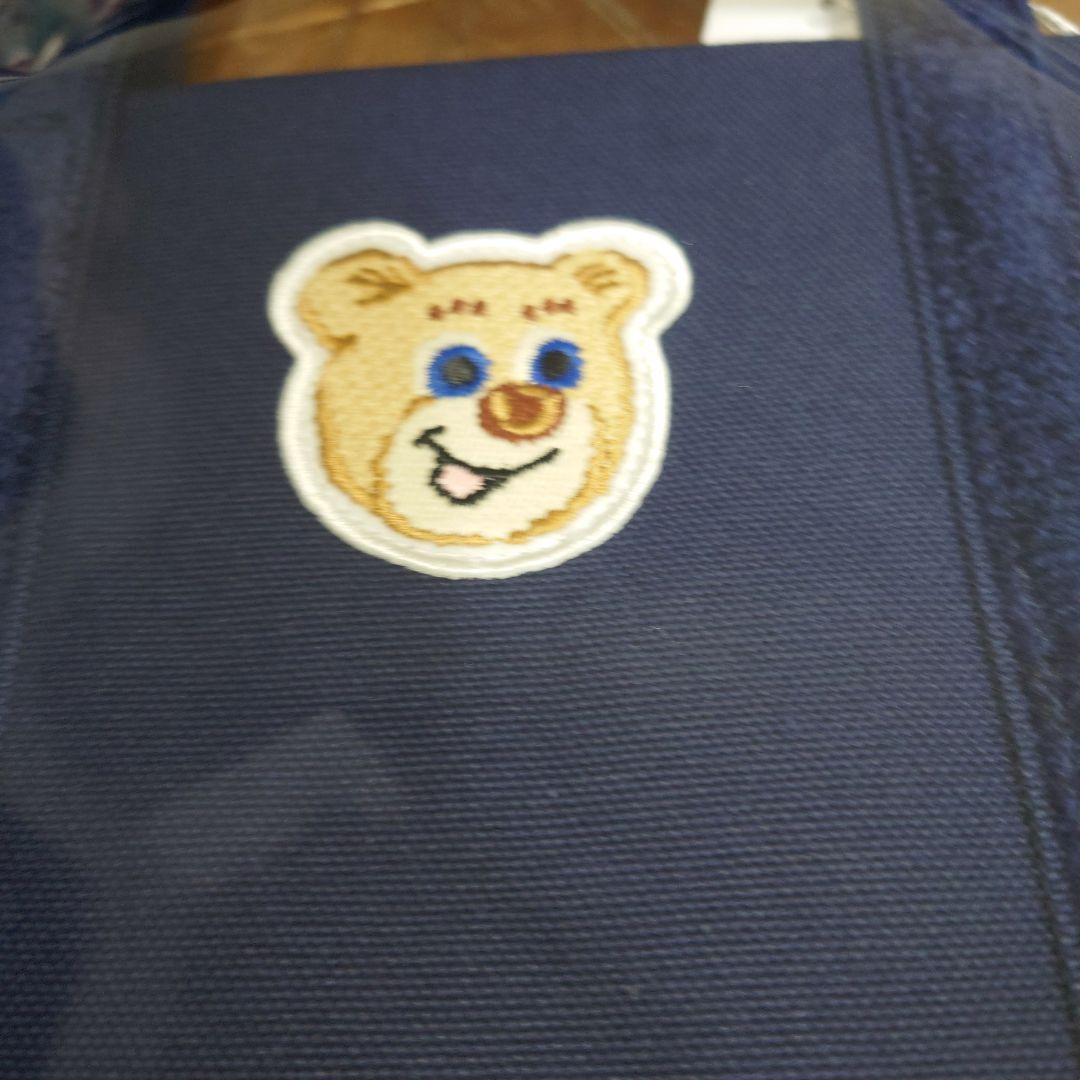 FEILER　フェイラー　オールドテディガール　ワッペントートバッグ　ネイビー小