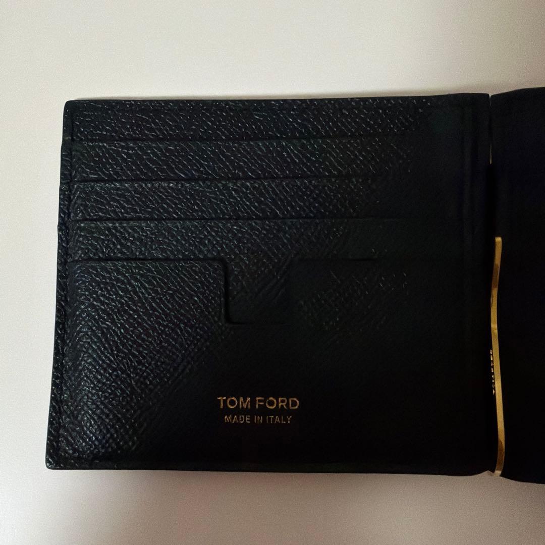 【美品】TOM FORD マネークリップウォレット