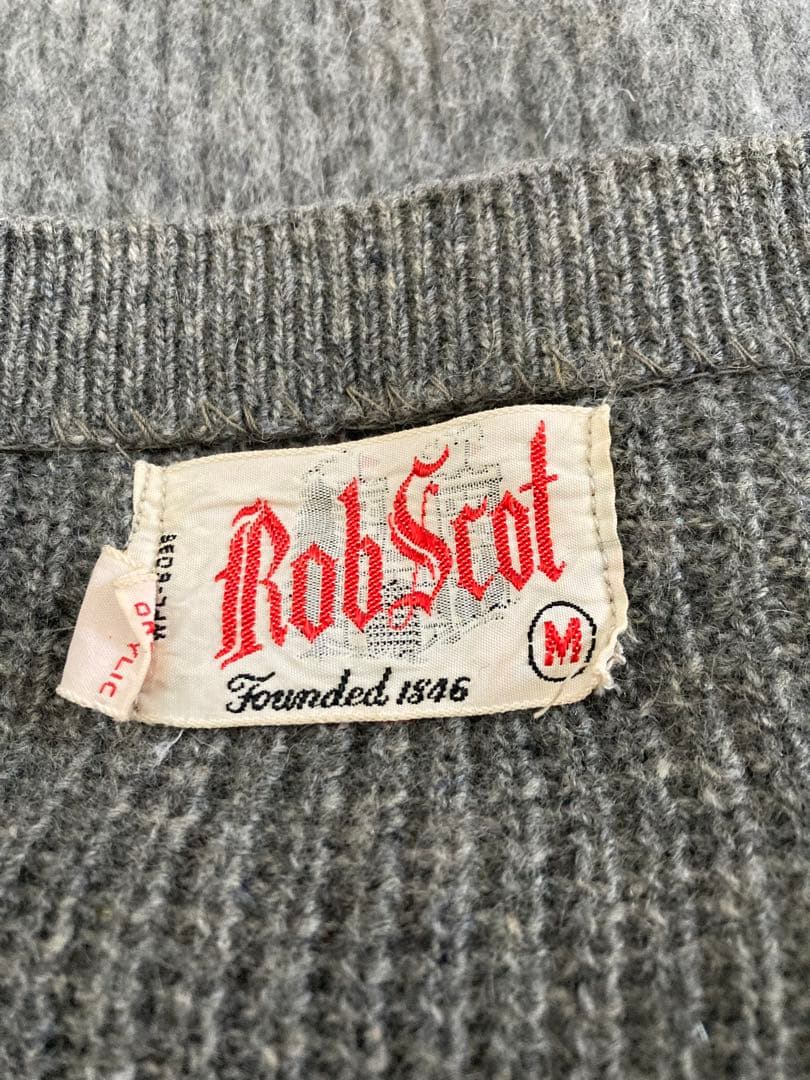60s　RobScot モヘアカーディガン　ビンテージ