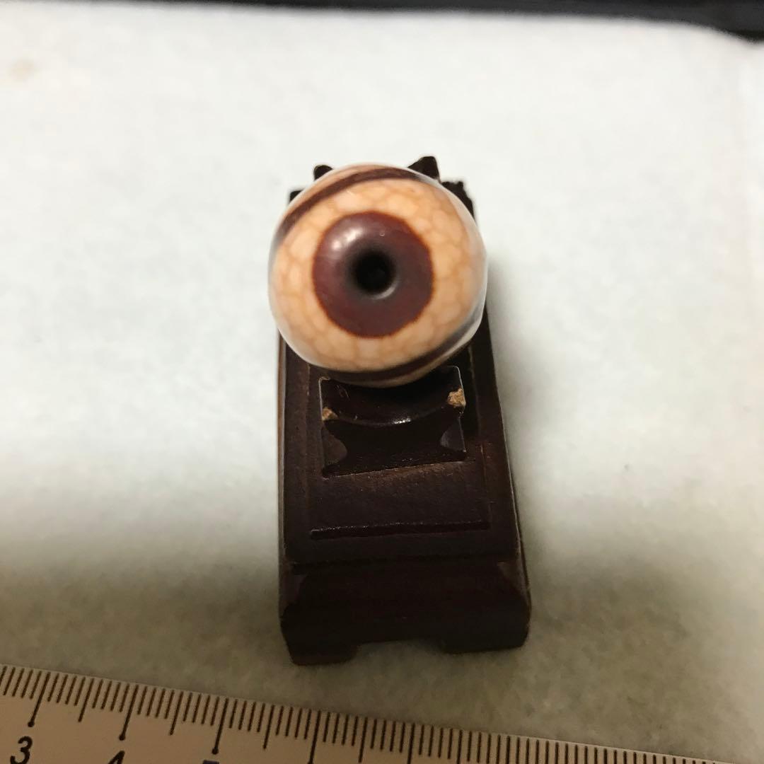 超激レア珍品‼︎ 赤龍紋　太極天珠　樽型　Neeedo