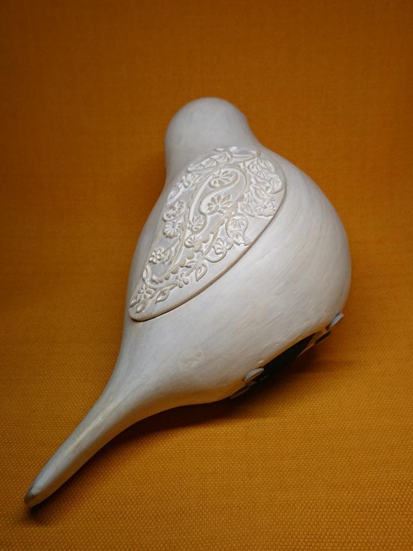 トリ　鳥　ハト　貯金箱　オブジェ　置物　インテリア　工芸品　美術品　A2678