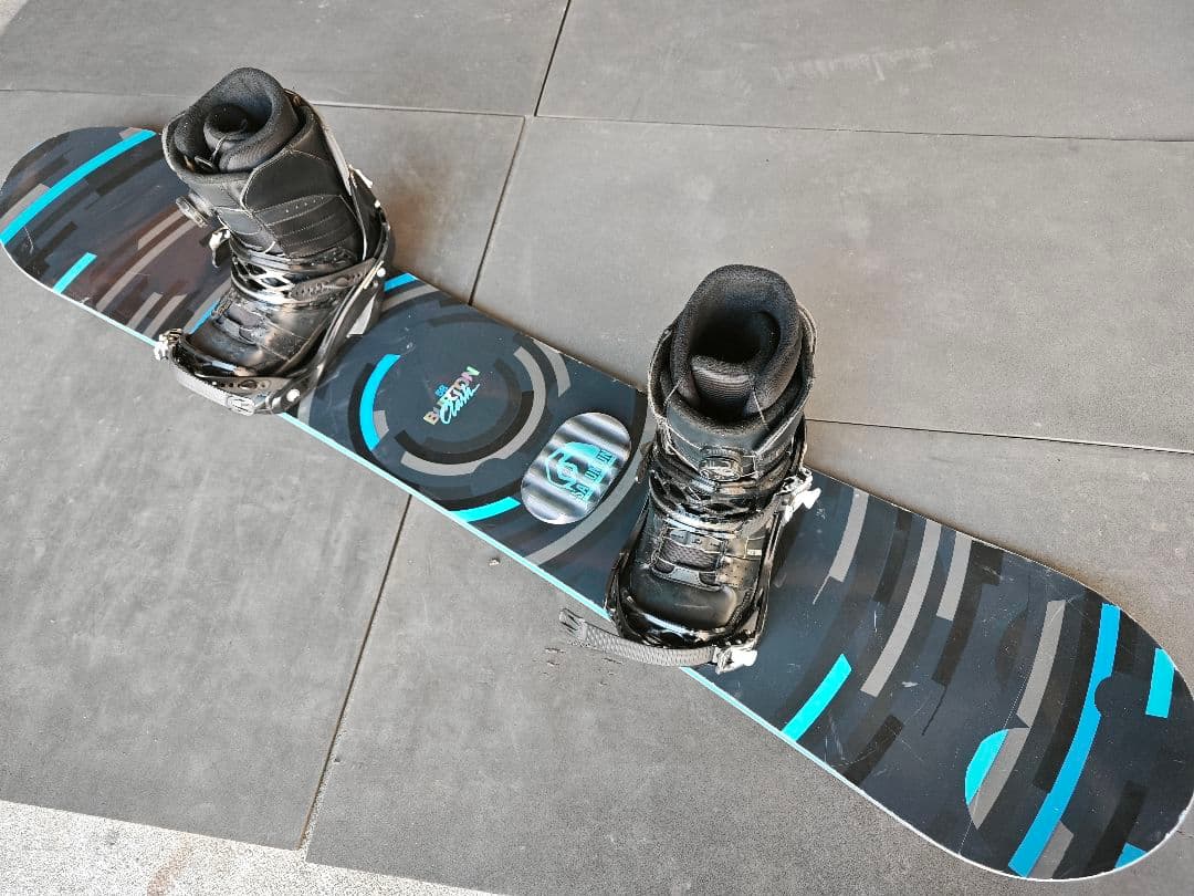 BURTON・SAᏞOMON・RIDE　スノーボード3点セット