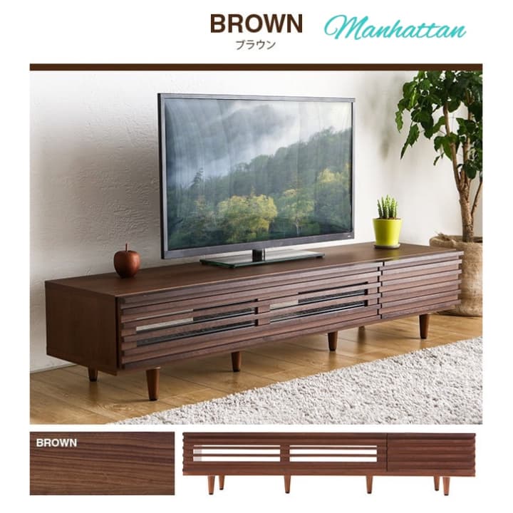 テレビボード【国産】【完成品】 収納付き ロータイプ モダン ローボード
