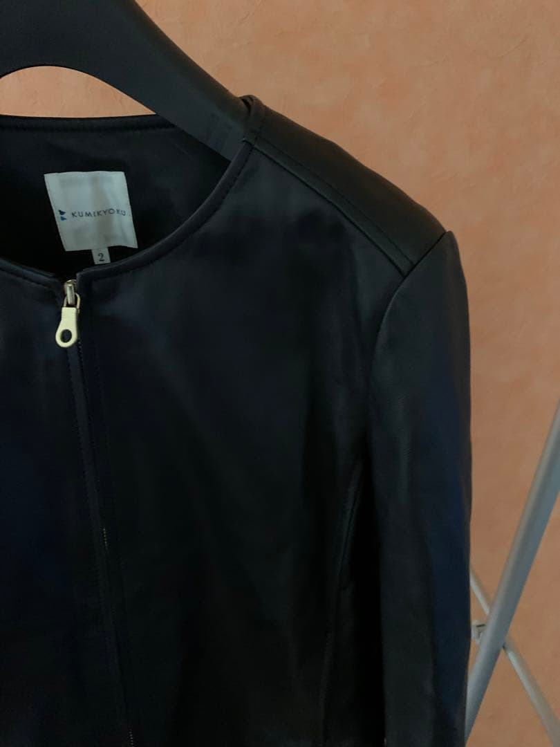 組曲　kumikyoku 2 M 黒 レザージャケット 羊革