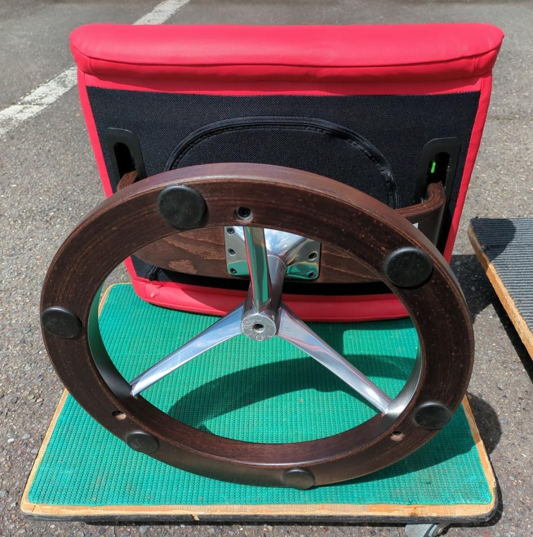 〈セット販売〉エコーネス ストレスレスチェア 赤 正規品 ② チェア