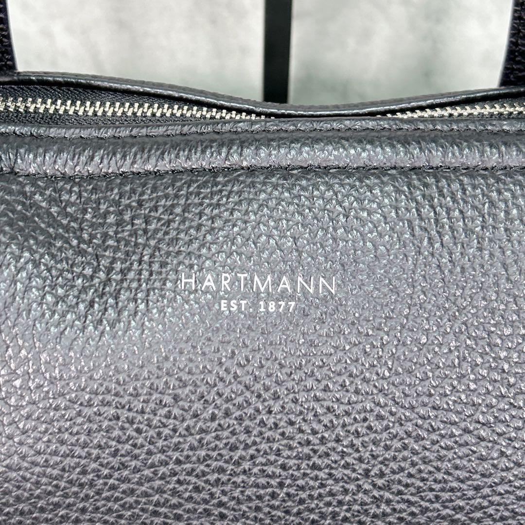 【美品】HARTMANN グレンデール トートバッグ ビジネス レザー 肩掛け