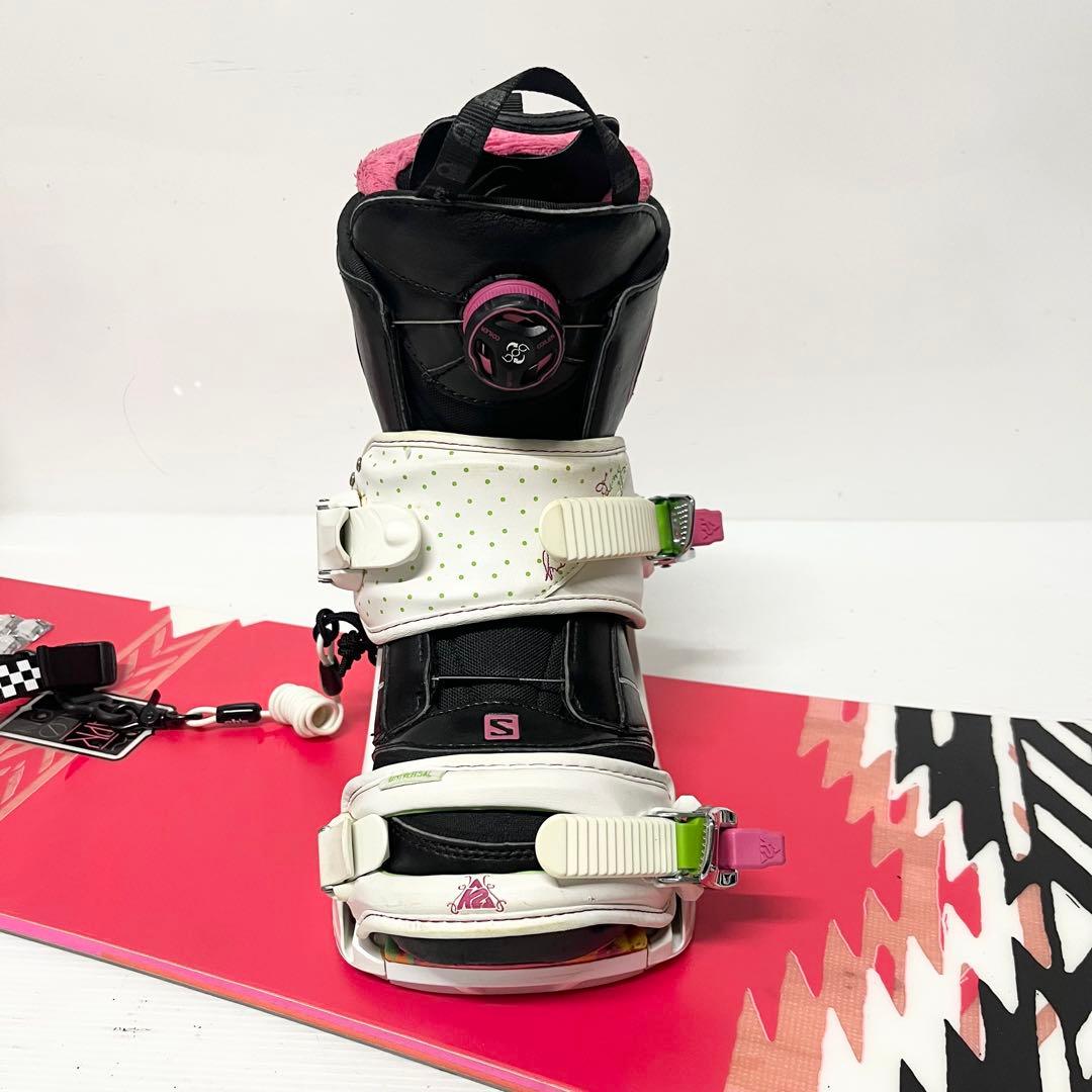 SALOMON スノボセット　K2 サロモン　スノーボード ビンディング　美品