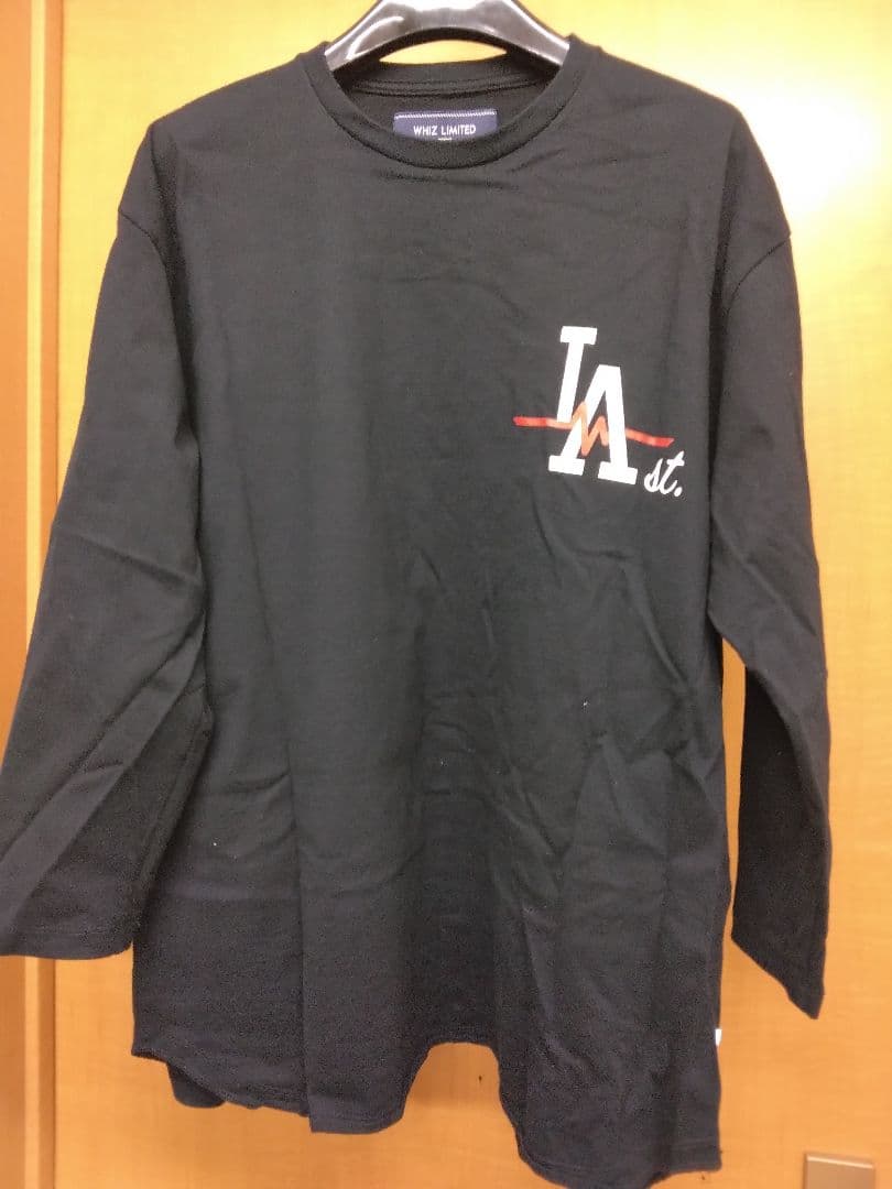 WHIZ LIMITED LAロゴ8分袖カットソー 背中76