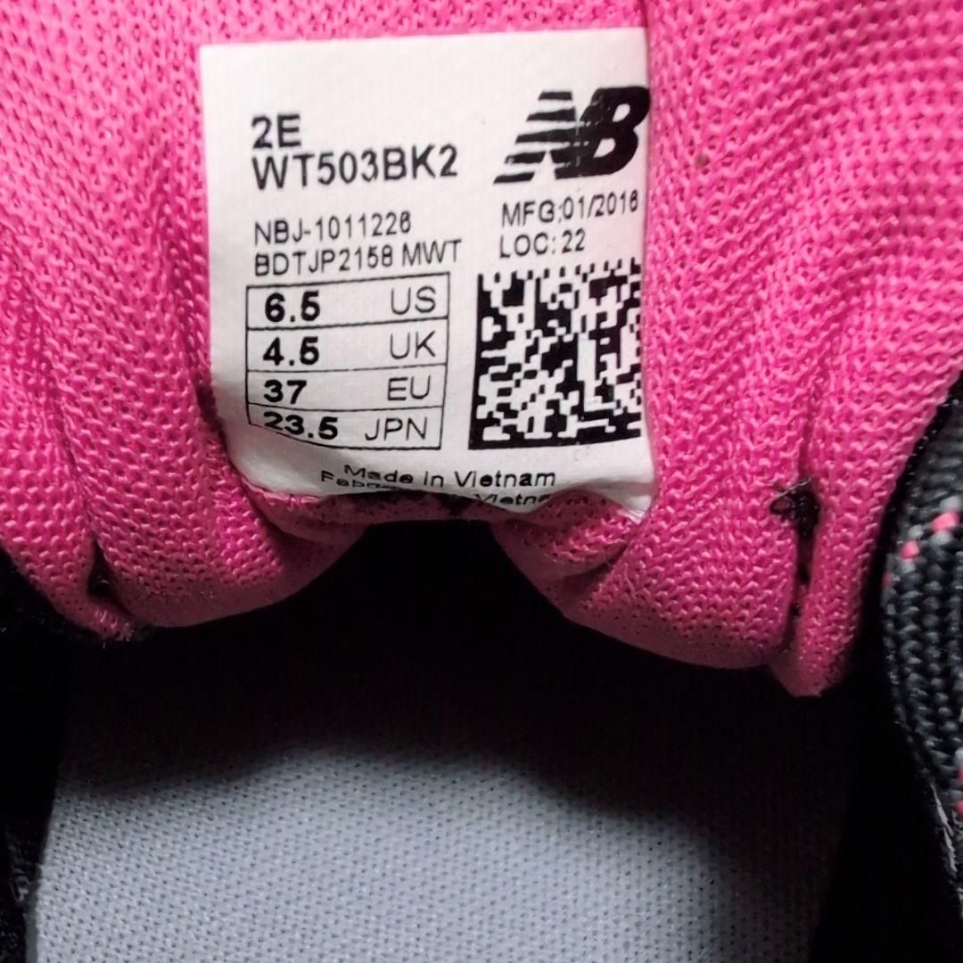 【未使用】 ニューバランス WT503 ランニングシューズ ブラック 23.5