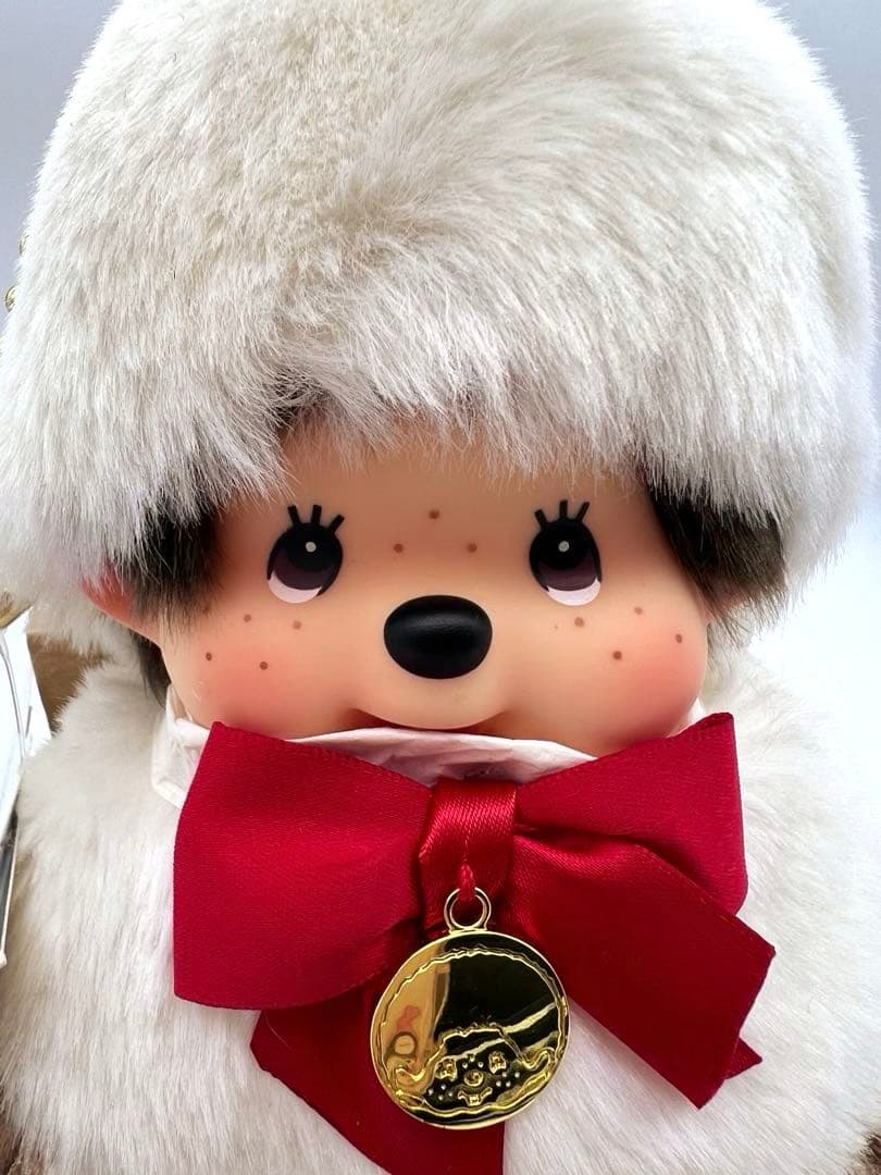 レア！タグ付き！monchhichi ファー　モンチッチ　S マスコット