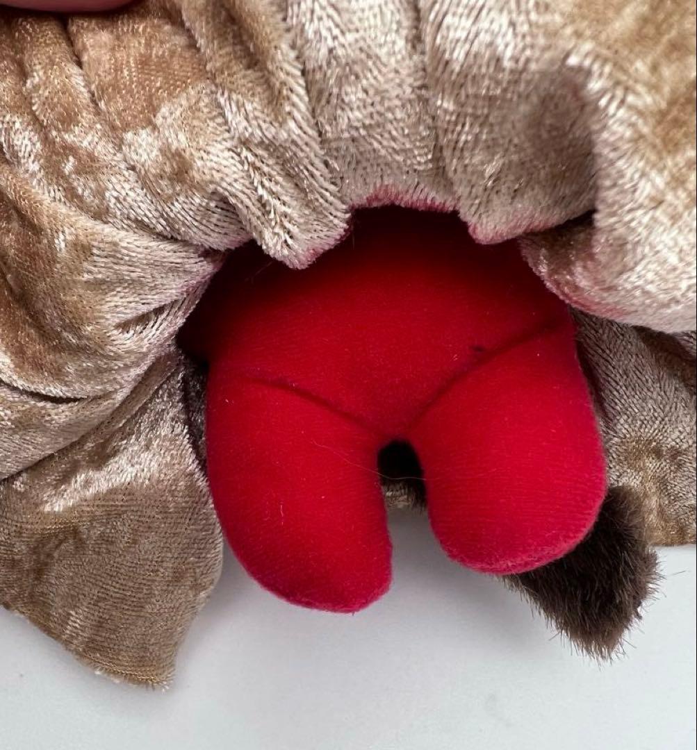 レア！タグ付き！monchhichi ファー　モンチッチ　S マスコット