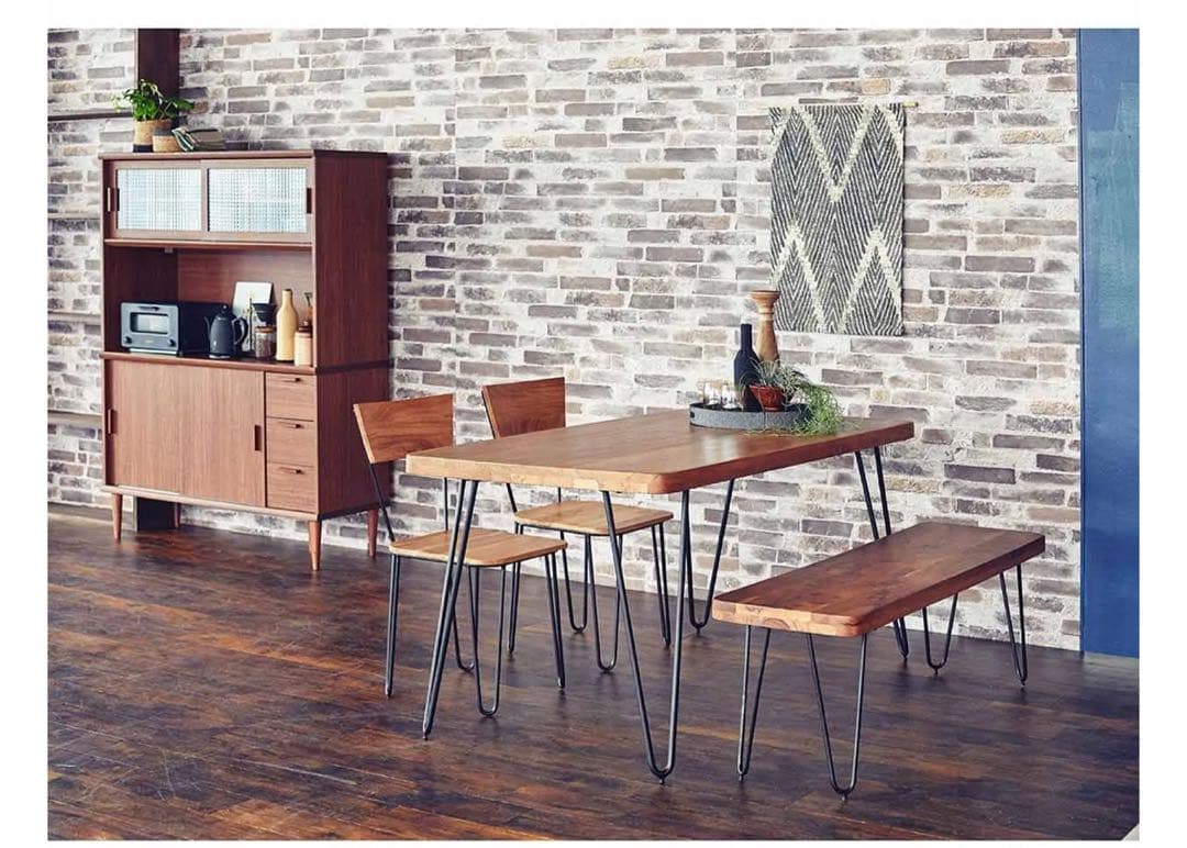 【期間限定出品】NOCE(ノーチェ)木製ダイニングテーブル　ベンチ　セット