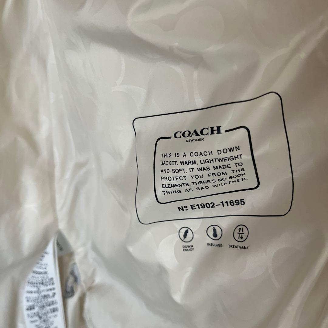 COACH ホワイト ダウンジャケット