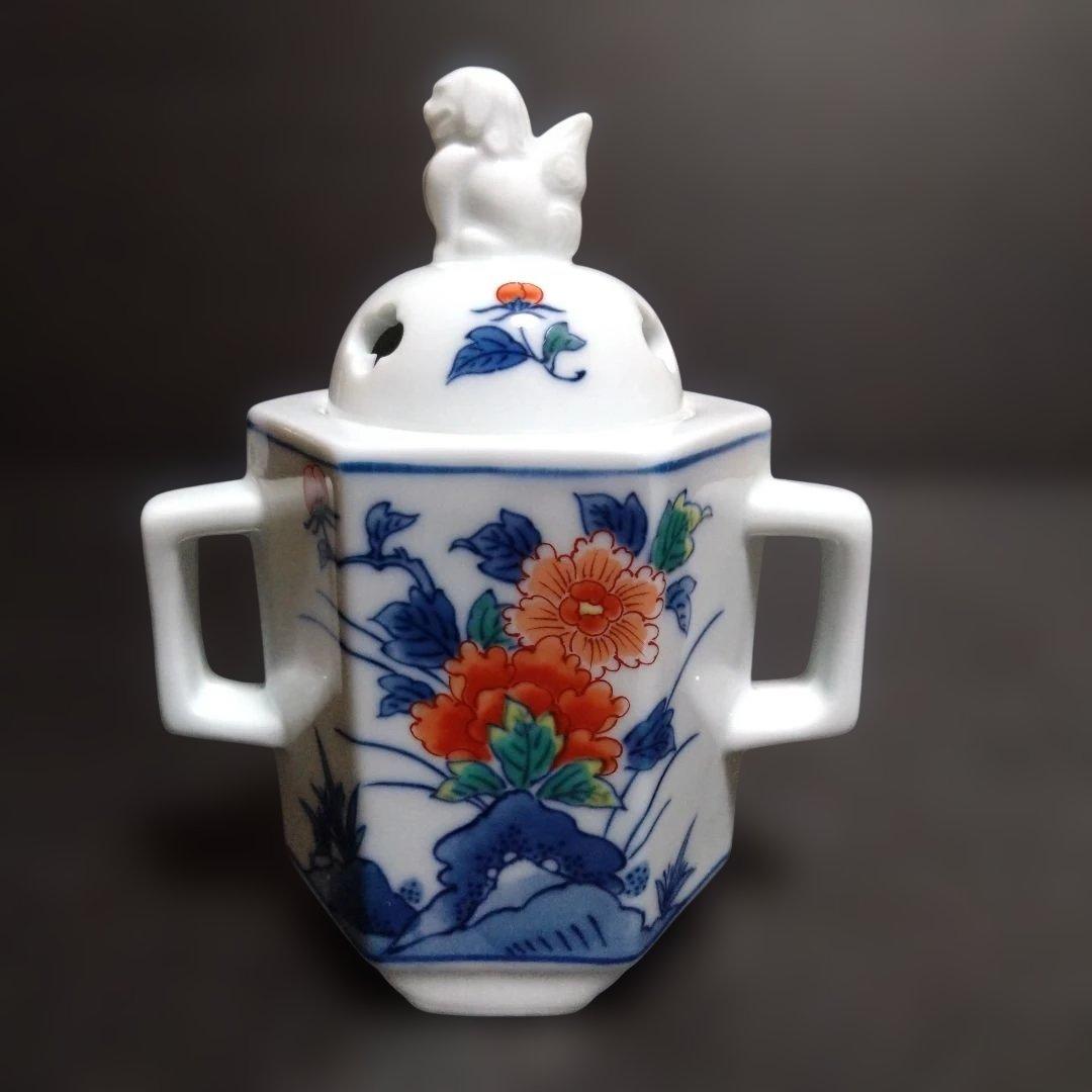 新品 伊万里鍋島焼 魯山窯 香炉　お祝い　癒やし　インテリア置物