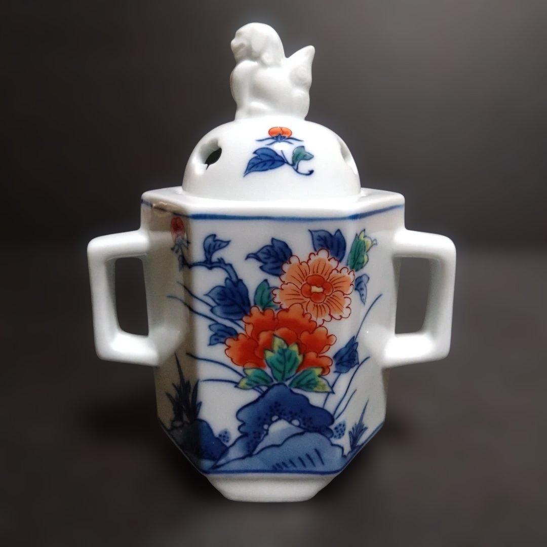 新品 伊万里鍋島焼 魯山窯 香炉　お祝い　癒やし　インテリア置物