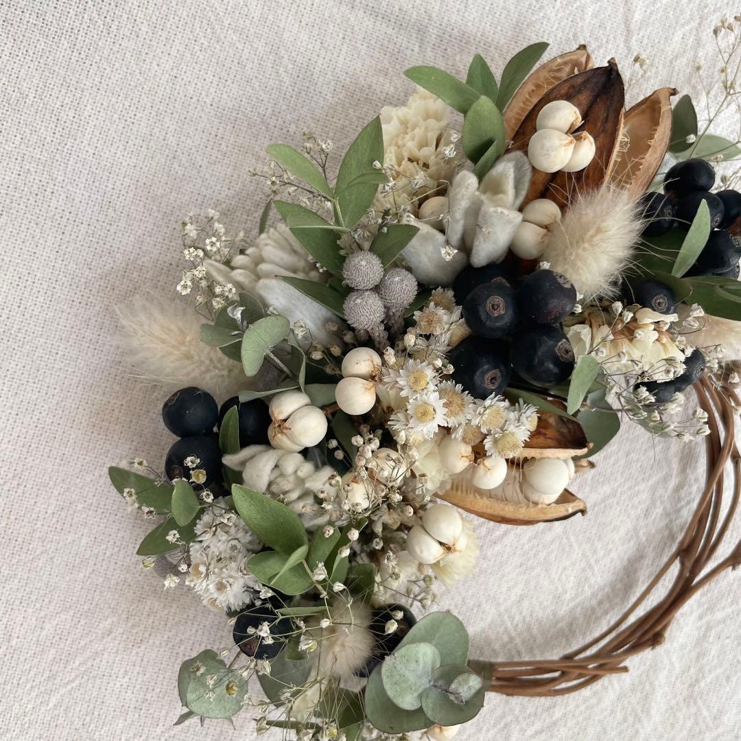 ユーカリと実もののハーフリース