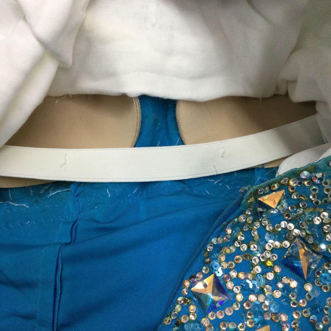 社交ダンス ワンピースドレス 7〜9号位 フェザー