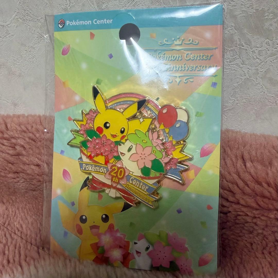 入手困難 ポケモンセンター 20周年記念 ピンバッジ ピカチュウ シェイミ