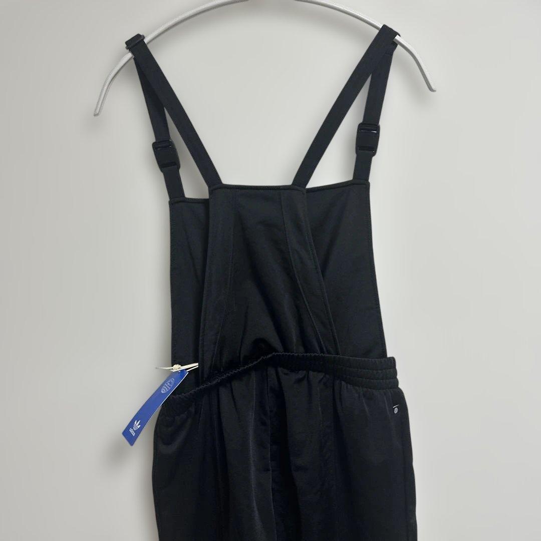 かアディダス　オーバーオール　サロペット　ブラック　Lサイズ