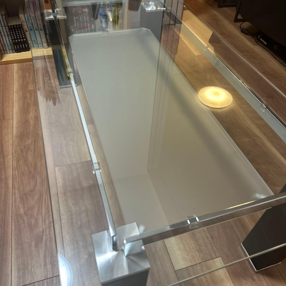 【最終値下げ】【ニトリ】ガラス センターテーブル（幅120cm×奥行き60cm）