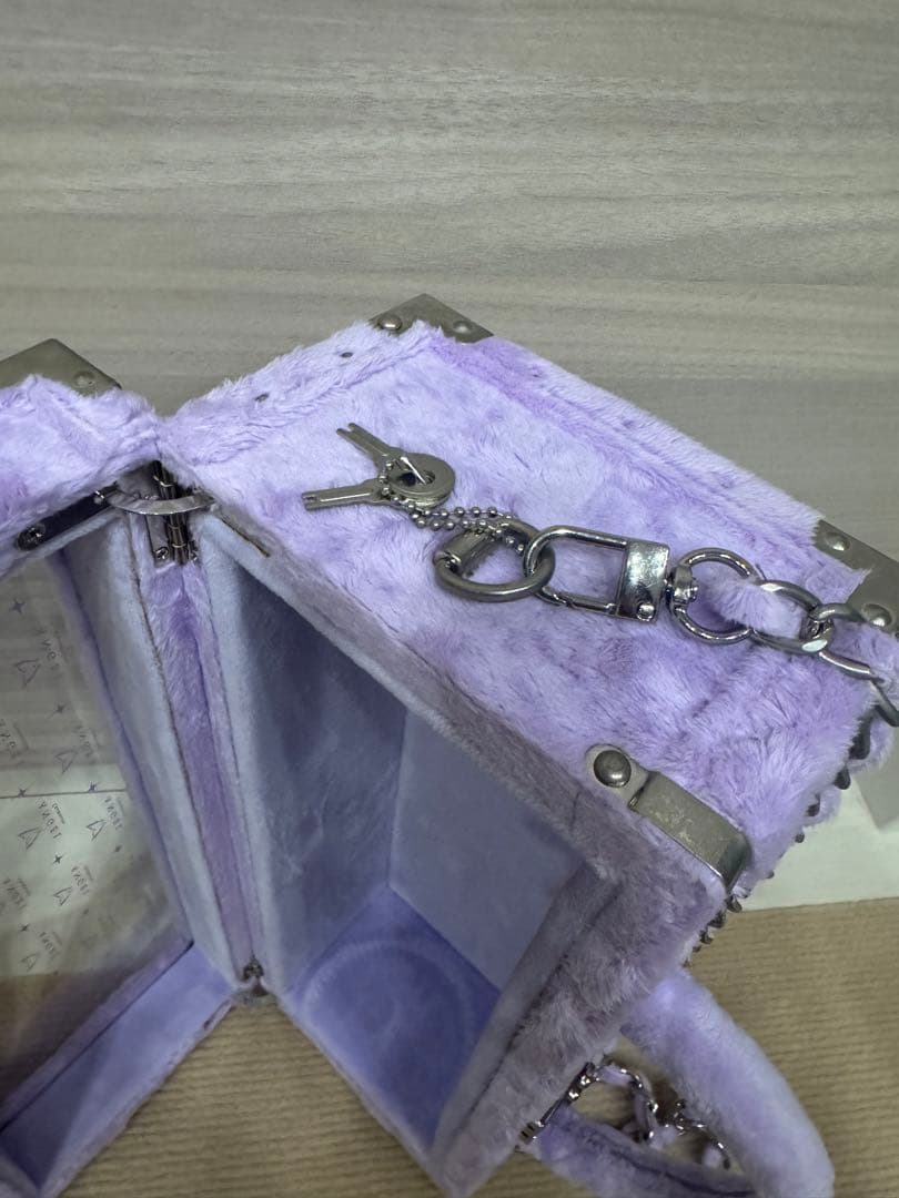 エンジェルシャンパン空箱　2025 ハロウィン限定　パープル　Fur Type