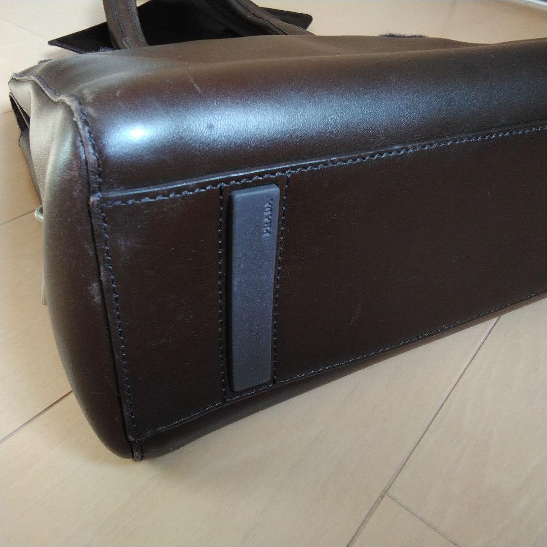 PRADA　プラダ　トートバッグ　ダークブラウン