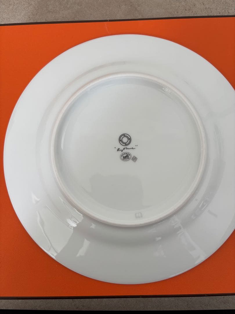 【新品•未使用】リズム　プレート　ブルー　16.5cm