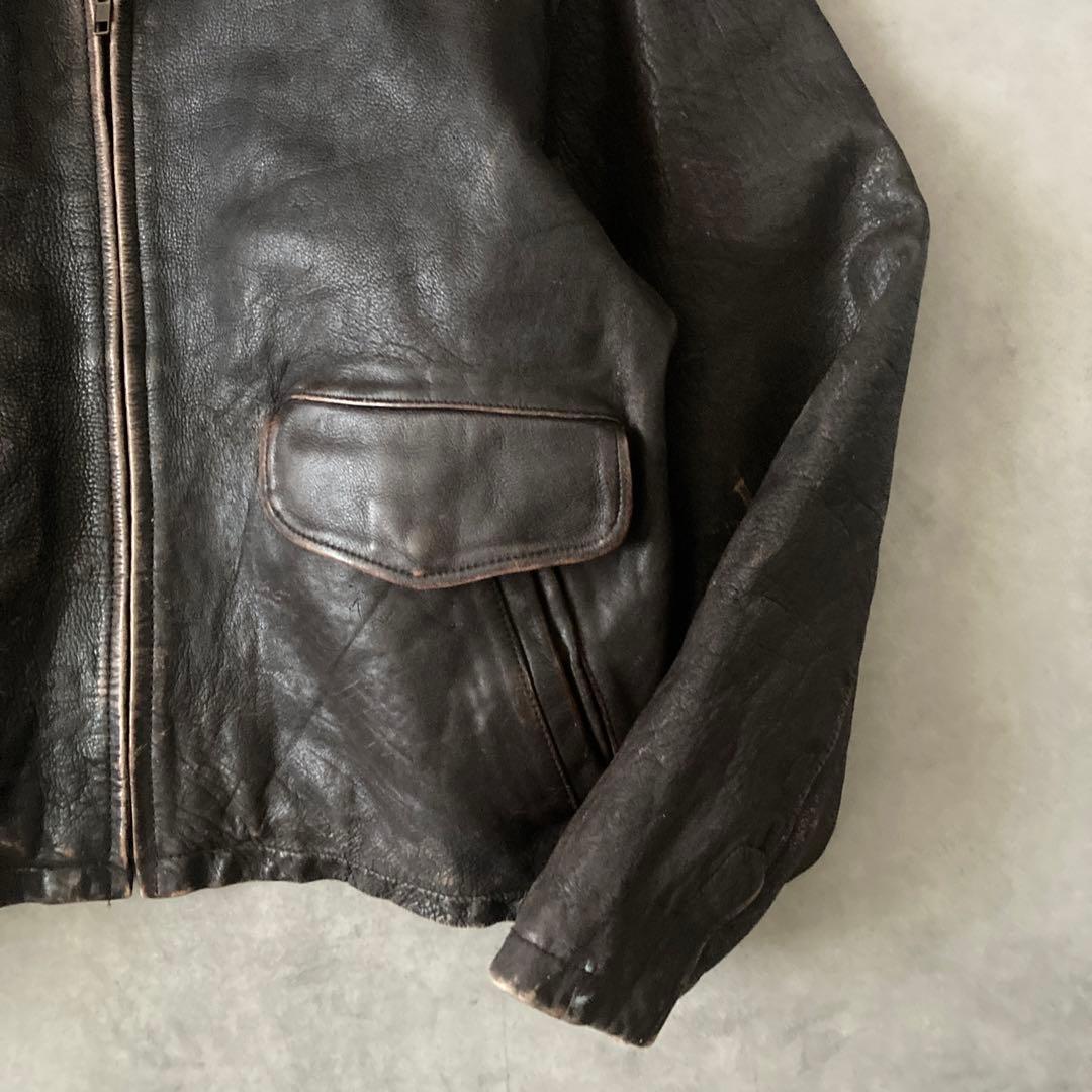 ジャケット・アウター 1990s OLD GAP ZIP UP LEATHER JACKET
