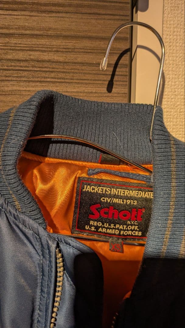 美品 Schott スカジャン 中綿入り