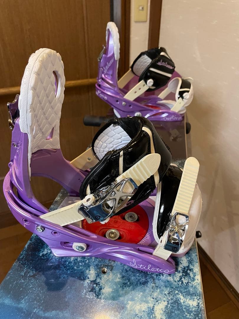 バートン レディス スノーボード141 BIN(M)付 ボードケース３点セット